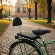 Imagen de Asiento Para Bicicleta Con Respaldo Para Niño Comodo Negro 27 Cm 16 Cm