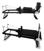Imagen de Cama Plegable Pilates Yoga Reformer Entrenamiento Completo Negro