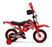 Imagen de Bicicleta Motocross De Niño Modelo Ninja Con Accesorios R20
