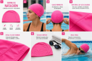 Imagen de Gorra Natacion Piscina Lycra Unisex No Aprieta