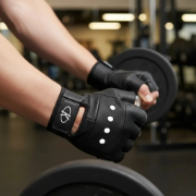 Imagen de Guantes Para Pesas Cuero Fitness Entrenamiento