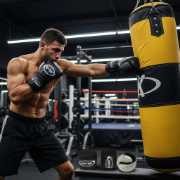Imagen de Kit Boxeo Bolsa+guantes+vendas+bucal