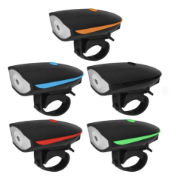 Imagen de Luz Frontal Bicicleta Led - Bocina - Usb