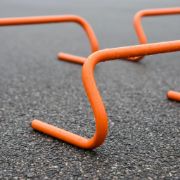 Imagen de Valla De Entrenamiento Futbol Agilidad 23 Cm - 12 Unidades Naranja