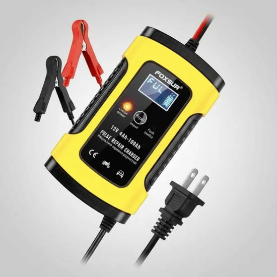 Imagen de Cargador Inteligente De Bateria Auto Moto 12v 6a