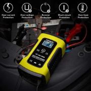 Imagen de Cargador Inteligente De Bateria Auto Moto 12v 6a