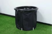 Imagen de Piscina Portatil 350 L Recuperacion Hidroterapia Deporte Negro