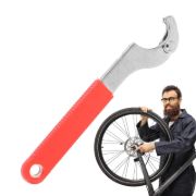 Imagen de Llave Bicicleta Contra Rosca De Cubeta Centro Y Piñón Fijo Rojo