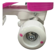 Imagen de Patin Artistico Pvc Bota + Bolso Porta Patin