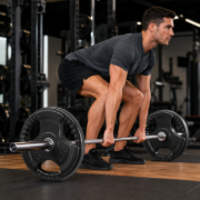 Imagen de Disco Olimpico Hierro Engomado C/agarres 10kg Negro