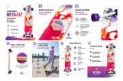 Imagen de Long Board Patineta Skate Estampado