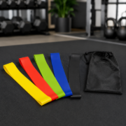 Imagen de Kit Set Mini Banda Circulares X 5 Densidades + Bolso  Negro