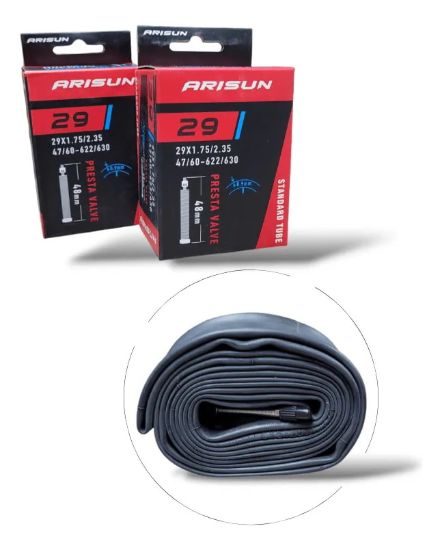 Imagen de Camara Bicicleta Arisun 29 X 1.75/2.35 V/m 48mm - Par Schrader Negro