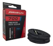 Imagen de Camara Bicicleta Arisun 700 X 18/25 V/f 48mm - Par Presta Negro