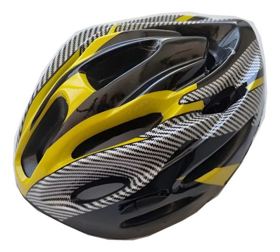 Imagen de Casco Ciclismo Knex Sports Adulto Ajustable Ventilado Amarillo Unico