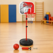 Imagen de Tablero + Aro Basket Con Pie Niños Altura 1.20 Mts