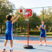 Imagen de Tablero + Aro Basket Con Pie Niños Altura 1.20 Mts