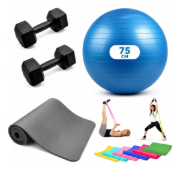 Imagen de Kit Entrenamiento Pilates Yoga Funcional Fitness N2