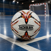 Imagen de Pelota Futsal Tachikara Cocida A Mano Futbol 5 Blanco