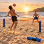 Imagen de Red De Futbol Tenis 2mts + Pelota Futbol N5 Rojo