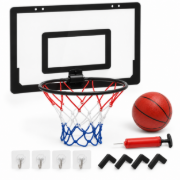 Imagen de Tablero Basket Acrilico Niños + Pelota Y Accesorios 40*60
