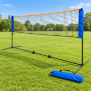 Imagen de Red Fútbol Tenis 3 Metros Regulable Portátil Set Completo Azul
