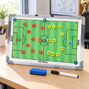 Imagen de Tabla Dt Futbol Pizarra Con Fichas Magneticas Marco 30x20 Verde Claro
